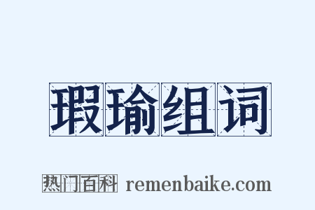 瑕瑜组词是什么意思的图片